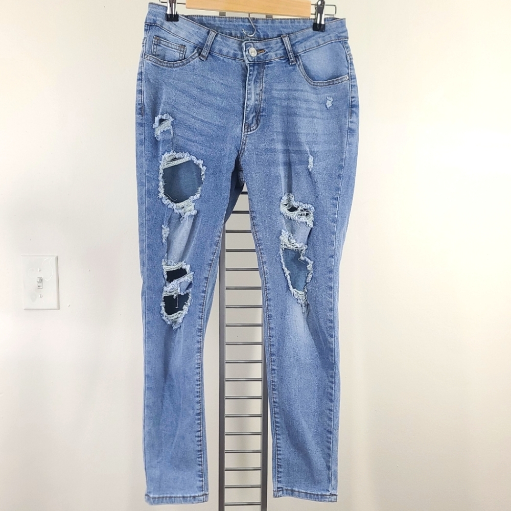 Distressed Skinny Jeans